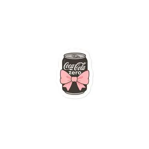 Coke Zero Lover Sticker - Durable High Opacity Adhesive Vinyl for Easy Bubble-Free Application & Regular Use