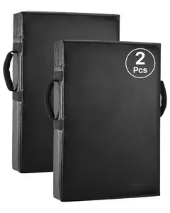24x16 Inch Football Blocking Tackle Dummy, Heavy Duty Kick Shield Pad With Handles, 2 Pack For Practice Drills, Blocking And Tackling Training Shield, Protective Gear For Players And Coaches, Durable Foam Core