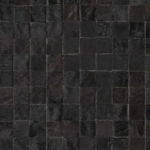 Sample Custom Size Denizli Black Hand Crafted Rug