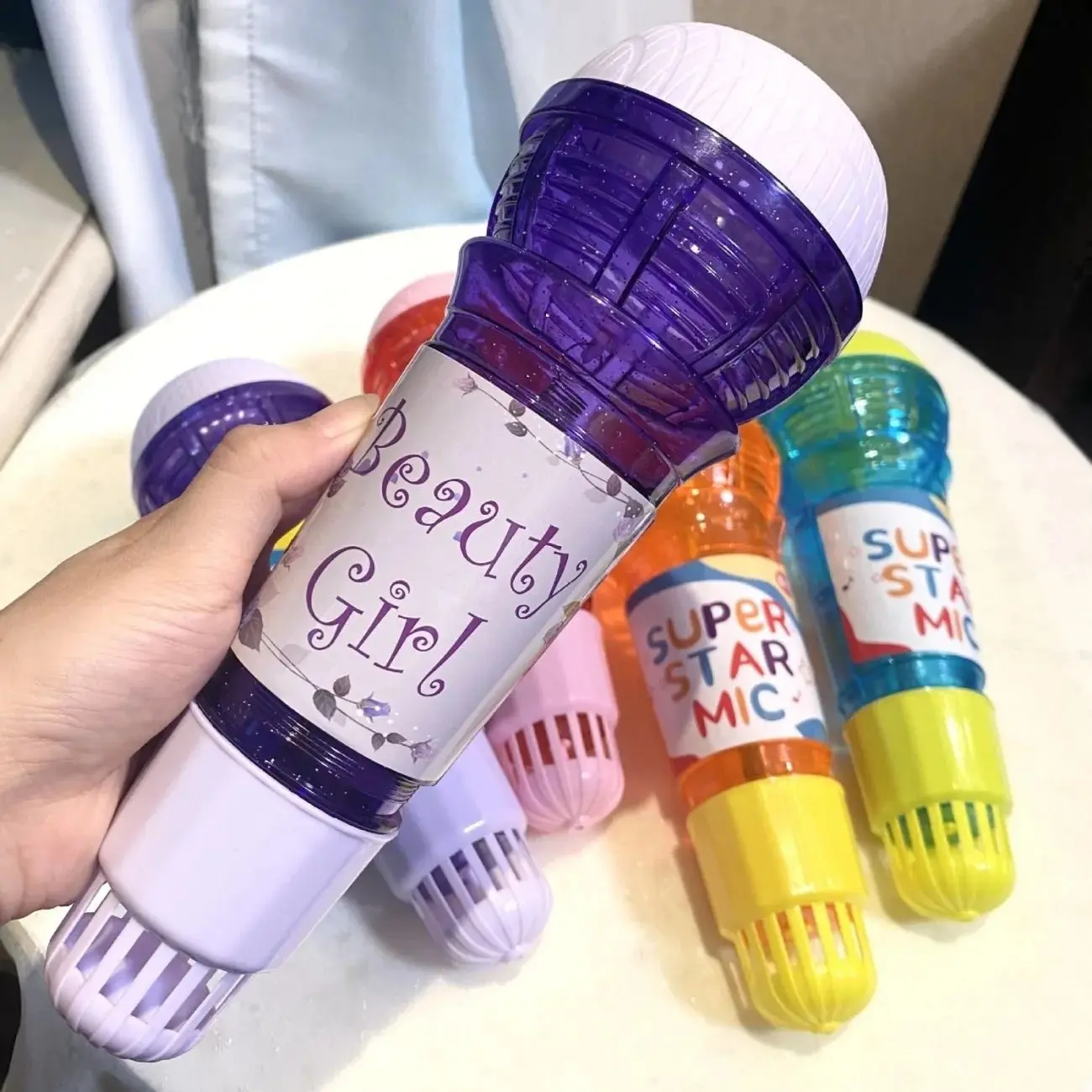 Physical Echo Microphone Toy, Lightweight Music Singing Toy, Party Fun Gadget (no Batteries), Abs Material, Perfect Gift for Christmas Birthday Parties