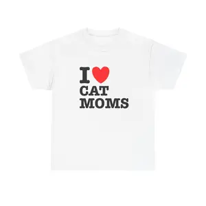 I Love Cat Moms T-Shirt – Bold Statement Tee
