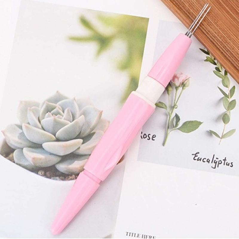 Needle Felting, Felting Needle Tool with 3 Needles, Pen Style Needle Felting Tool