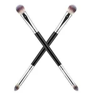 2Pcs Eyeshadow Brush Eye Makeup Blending Eyeshadow Makeup Brushes for Concealer Eyebrows Eyeliner Soft Hairs Makeup Tool