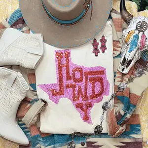 Texas Howdy Sequins Patch