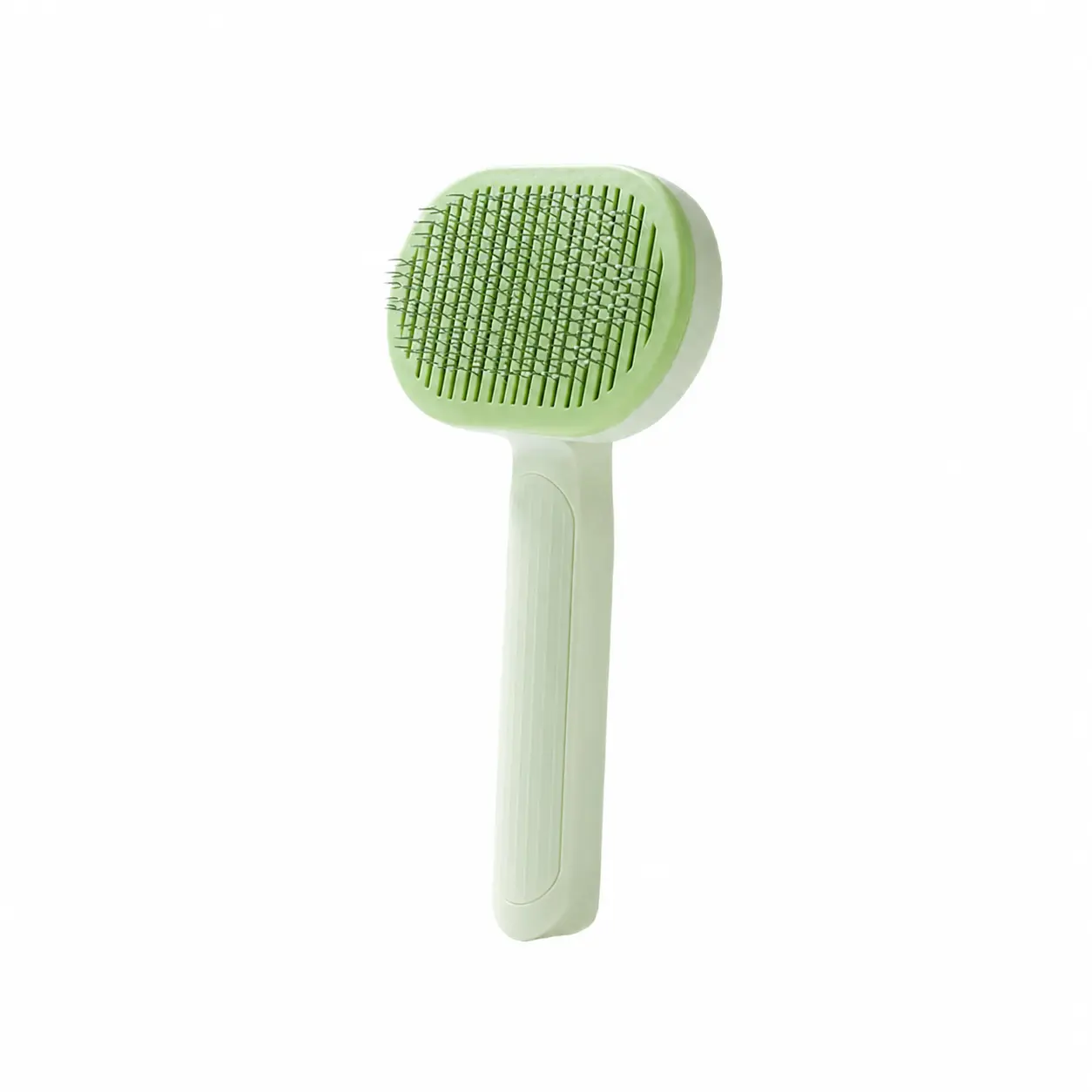 Skin Friendly Self-Cleaning Slicker Brush for Dogs & Cats, Gentle Pet Grooming Tool for Shedding & Deshedding, Efficient Hair Remover for Long & Short Haired Pets