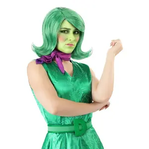Women's Disney Inside Out Disgust Wig, Scarf & Belt Kit (© Disney)