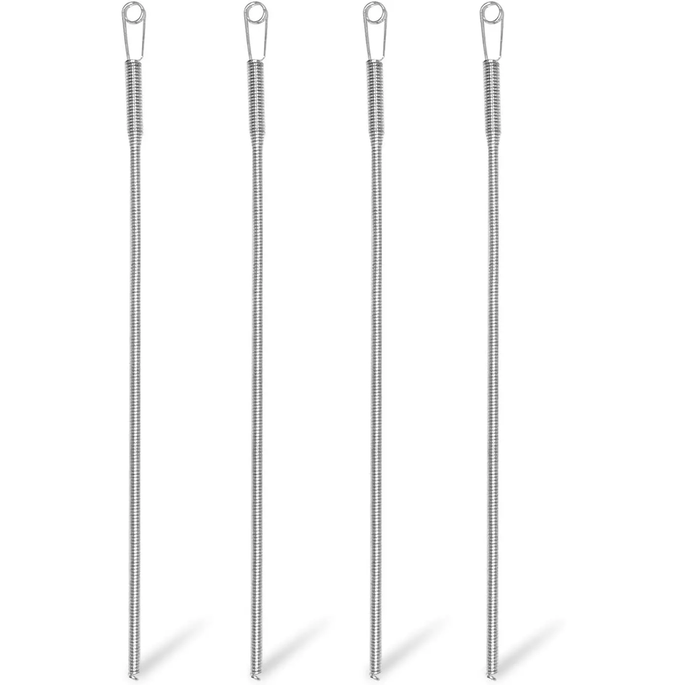 Spring Drawstring Threader,4Pcs Flexible and Elastic Drawstring Threader Tool DIY Rope Threader Clip Hoodie String Replacement Drawstring Puller for Sweatpants,Shorts,Jackets,Coat