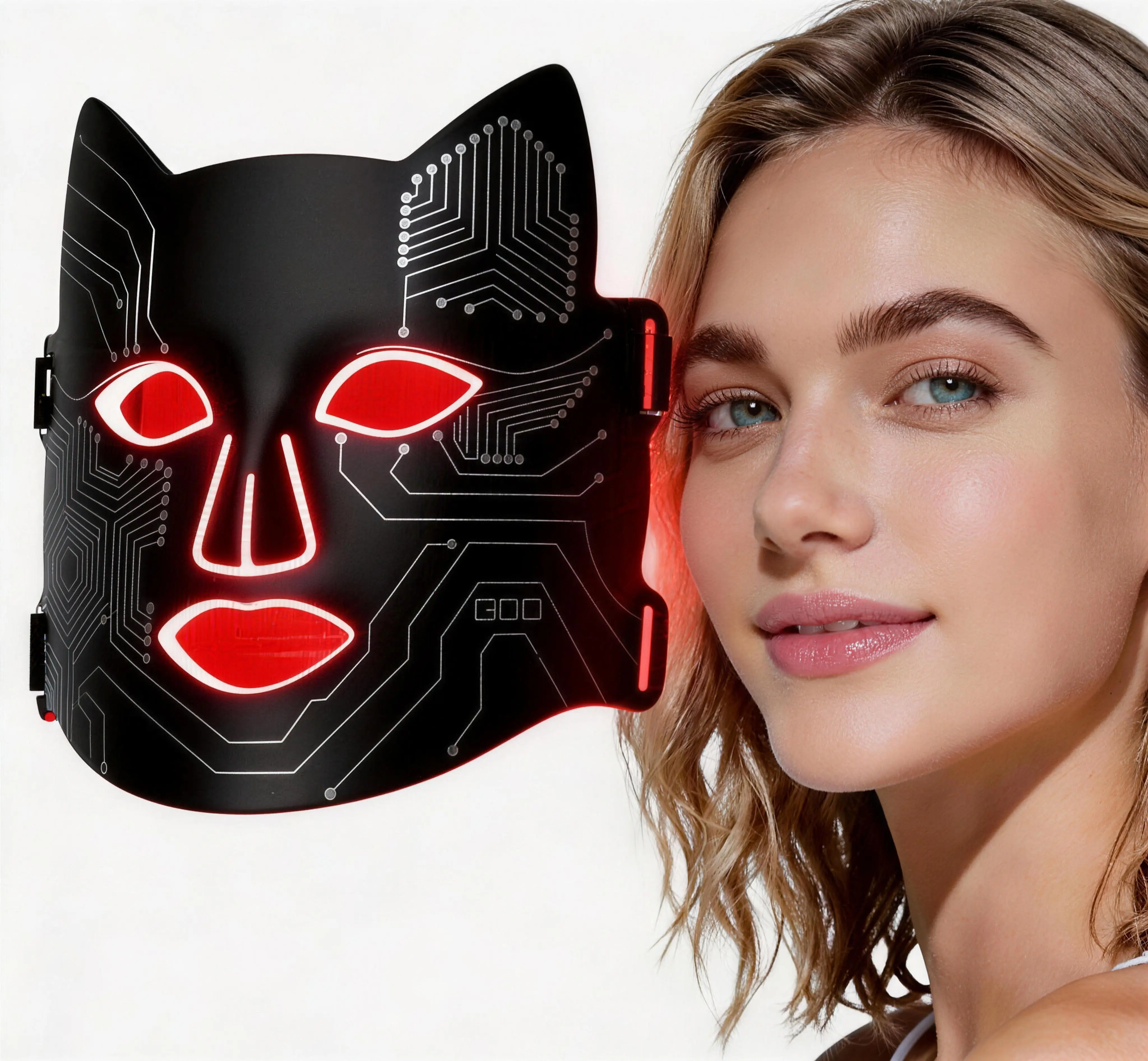 GDD LUMIQI LED Face Mask FDA Certified Red & Near-Infrared Light Therapy for Home Use Professional LED Therapy at Home Safe Effective