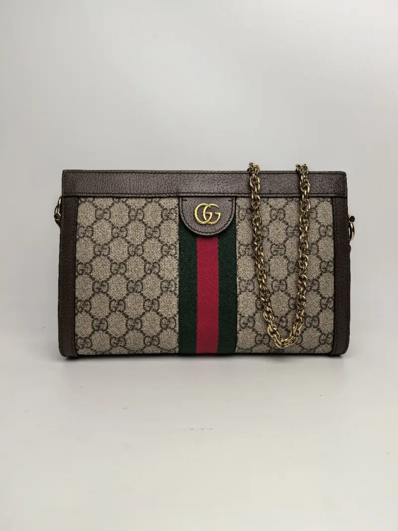 Pre-owned GUCCI canvas Mini Bags Ophidia GG Pochette (BF 12z)