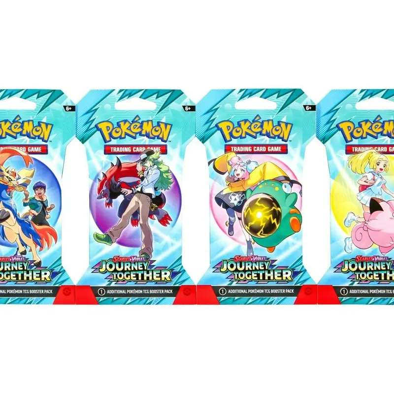 Pokmon Scarlet & Violet Journey Together Elite Trainer Box Collectible Trading  Card Game Box with 9 Booster Packs & Exclusive Foil Promo Card Live Only -  TikTok Shop