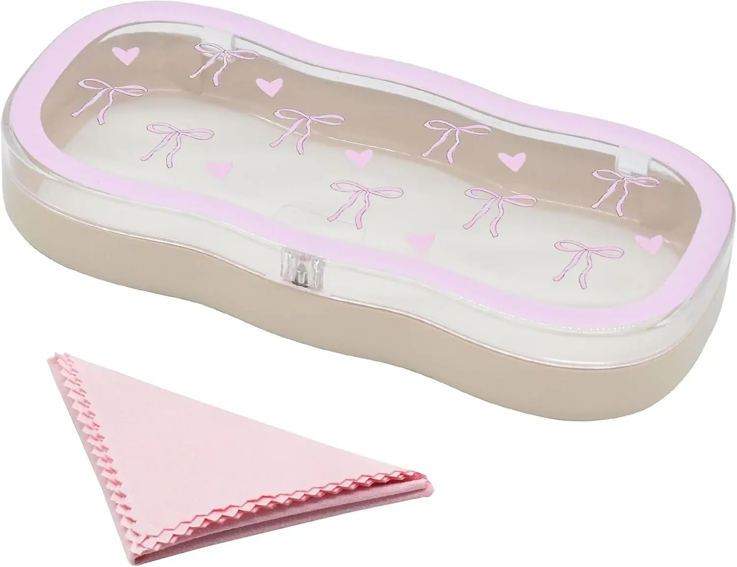 Glasses Case Hard Shell, Cute Sunglasses Case, Glass Cases for Eyeglasses Women, Clear Reading Eye Glass Cases