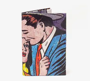 Comic Strip Micro Wallet - RFID Protection, Waterproofing, and 8 Card Slots - Slim and Eco-Friendly, Artist Design