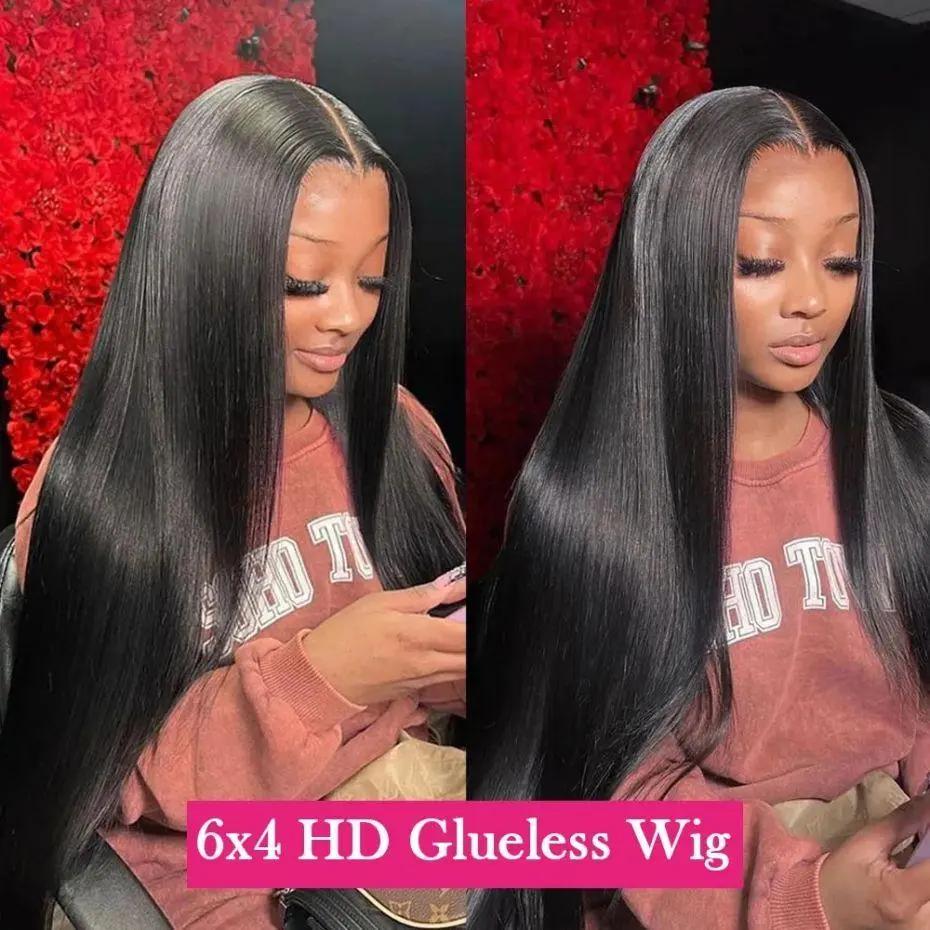 6x4 glueless wig