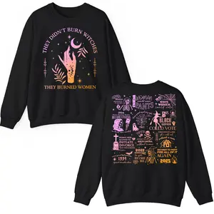 They Didn't Burn Witches They Burned Women Shirt, Halloween Feminist Shirt, Halloween Feminism Tshirt, Feminist Fall Women Rights TShirt/Sweatshirt/Hoodie