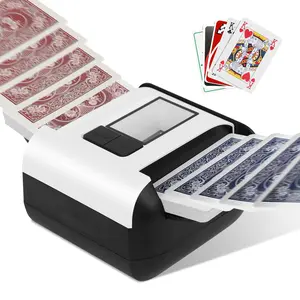 Automatic Card Shuffler, Dual Slot Electric Card Shuffler for Poker, UNO, Bridge, Rummy, and Family Game Night