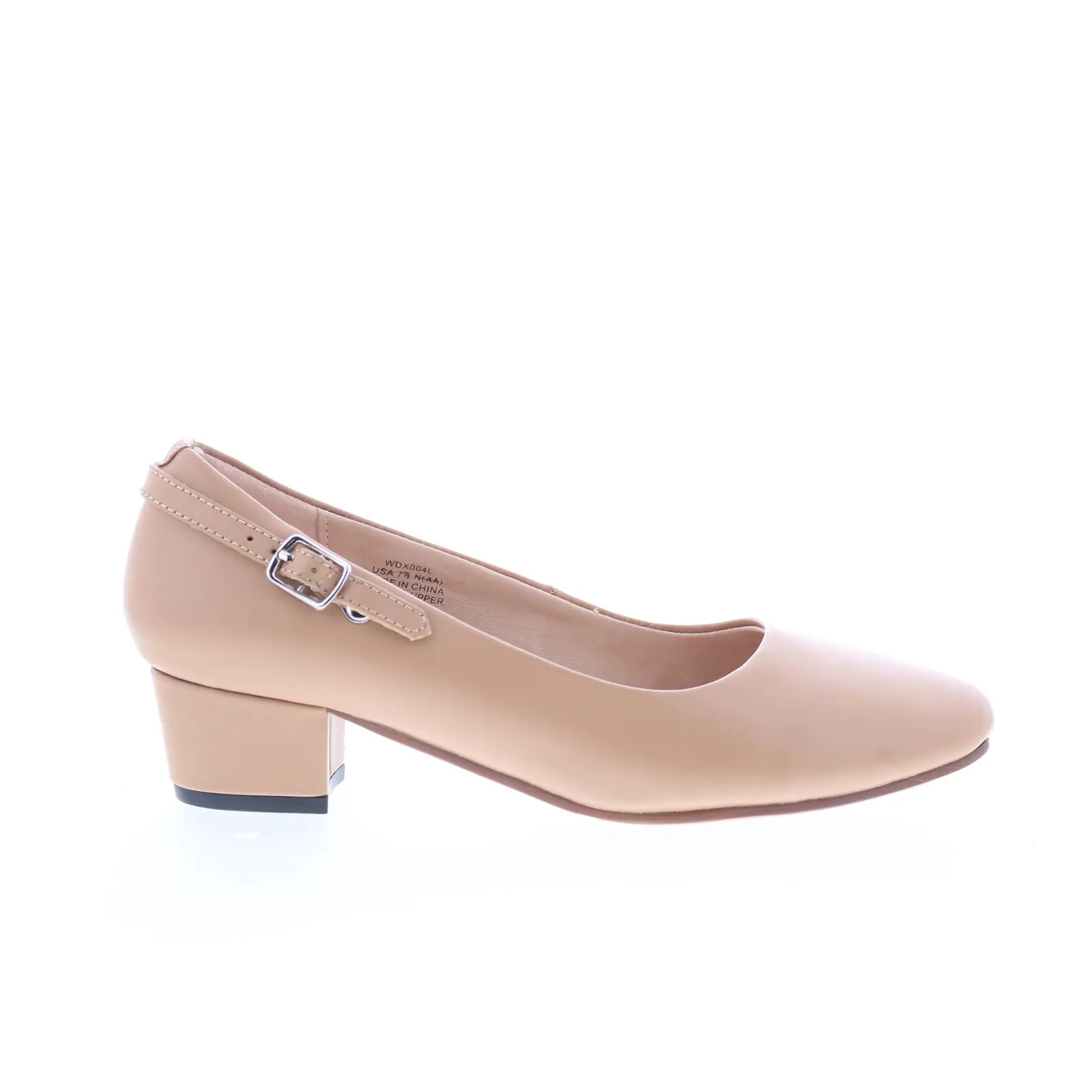 Propet Zuri WDX004L Womens Brown Narrow Leather Pumps Heels Shoes