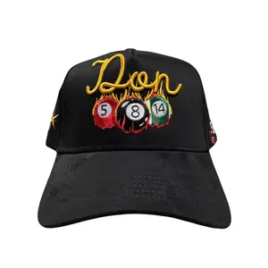 DON HATS CASINO SNAPBACK BLACK HAT DONCASINO BLK