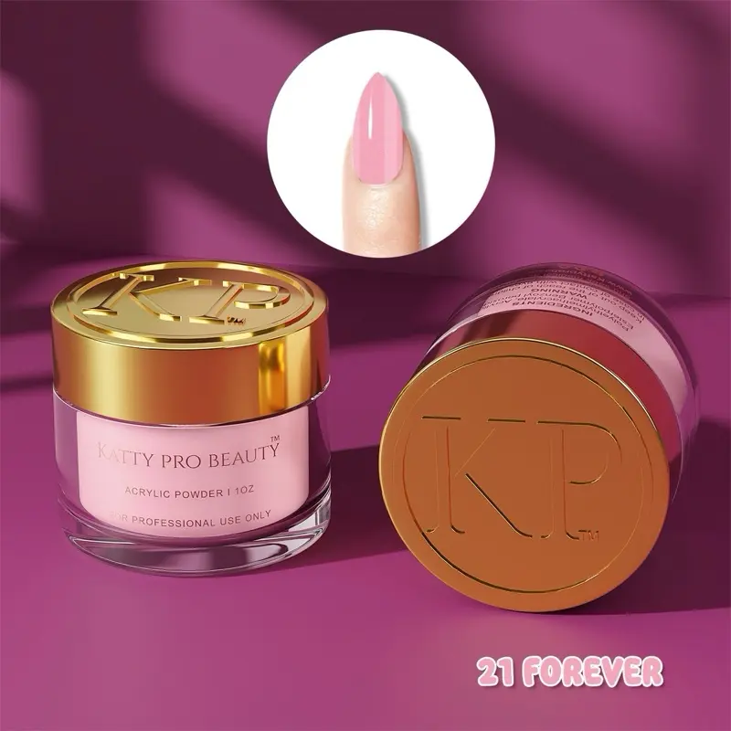 Katty Pro Beauty 1 Onz Acrylic Nails Powder 21 Forever Professional Use Only Acrylic Powder 1 Oz
