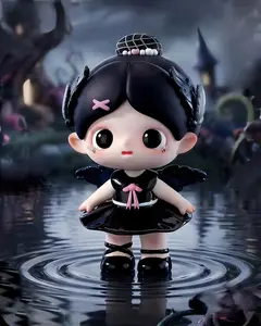 QIQI-ID World Series Mystery Boxes Bag Pendant Bunny Plush Dolls Soft Collectibles