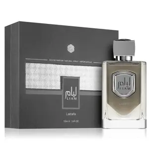 Liam Grey EDP Spray 100ML (3.4 OZ) by Lattafa, Refreshing and Aromatic Fragrances for Men & Women.
