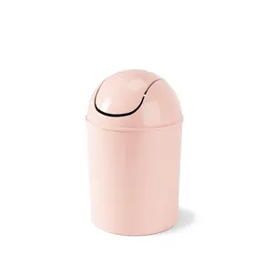 Umbra 1.25 Gal Mini Waste Can with Removable Swing-Top Lid - Compact Trash Bin for Kitchen, Bathroom - Home & Office Waste & Recycling Paper Bin