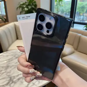 phone case for iphone 17 16 15 14 13 12 11 pro max Ice Cube TPU soft case  Square Simple Soft Rubber iphone17 pro max phone cases,Anti-drop Clear Phone Case,Total Protective Shockproof Phone,cute phone cases ﻿