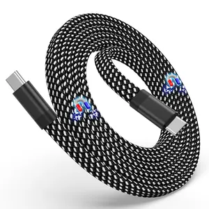 Magnetic Fast Charging Data Cable for Huawei Apple Xiaomi Oppo Vivo Phones, 20v 60w Quick Charge, No Ca Prop 65 Requirement