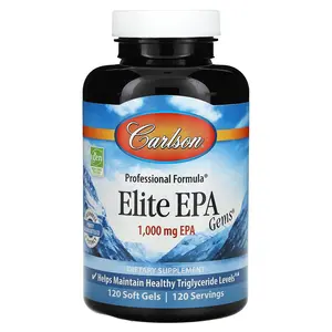 Carlson Elite EPA Gems, 1,000 mg, 120 Soft Gels