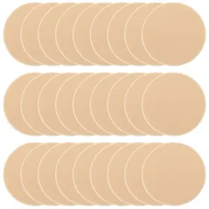 25 Pcs Women's Round Soft Makeup Beauty Eye Face Foundation Blender Facial Smooth Powder Puff Cosmetics Blush Applicators Sponges Use for Dry and Wet