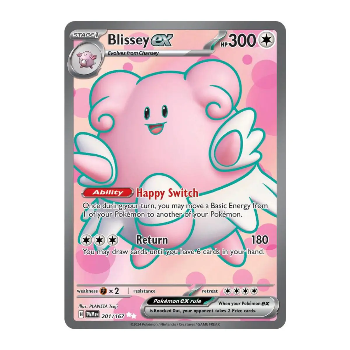 Blissey ex – 201/167