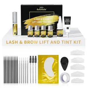 2 in 1 Eyelash & Eyebrow Perming & Tinting Kit, 1 Box Multi-purpose Eye Makeup Product, Professional Eye Makeup Kit for Women, Cosmetic, Eyebrow Makeup Products