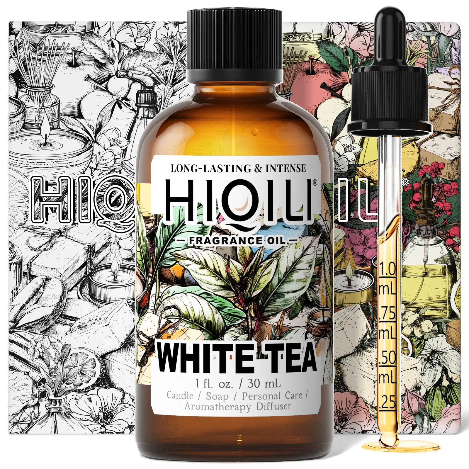 Premium White Tea Fragrance Oil - Long-Lasting Home Fragrance for Diffusers, Dryer Balls, Candles