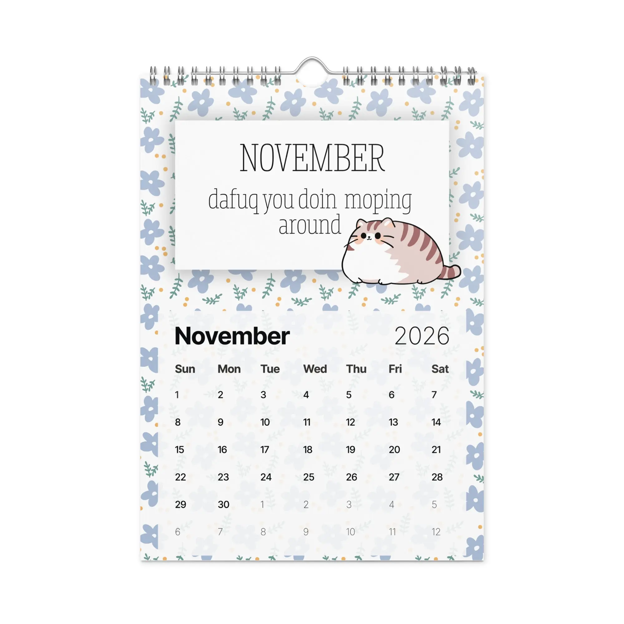 Wall calendar (2026) Ur Blunt Bestie motivation Wall calendar (2026) Ur Blunt Bestie motivation