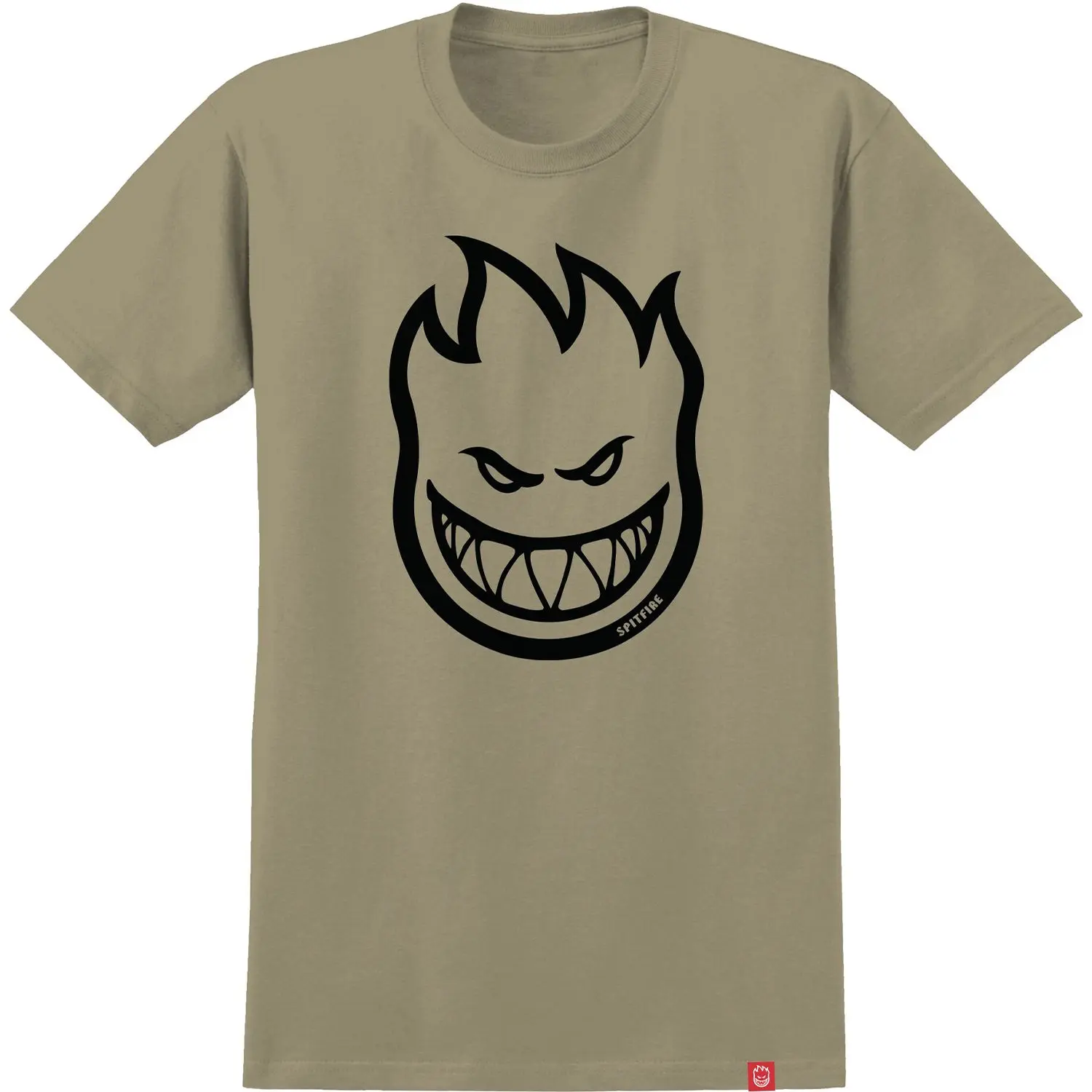 Spitfire Wheels Shirt Bighead Sand/Black