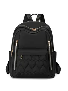 Women's Nylon Waterproof Shoulder Bag, Large Capacity Fashion Student, Casual Outdoor Travel Bag, Lightweight Commuter Bag, Lightweight Daily Backpack