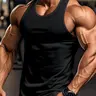 Men's Gym Vest Two-Pack, Comfortable & Stylish Fitness Wear, Sports Apparel, Suitable for Gym & Daily Use, Casual Fitted Summer Top, Breathable Vest, Fitness Workout Vest, Sleeveless Workout Vest, Fitness Exercise Wear