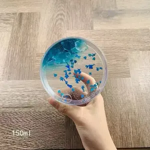 High-Quality Dreamy Girl Bubble Gum 150ML Finished Mud Slime Bubble Gum Transparent Crystal Mud, Perfect for Stress Relief & Fun Play