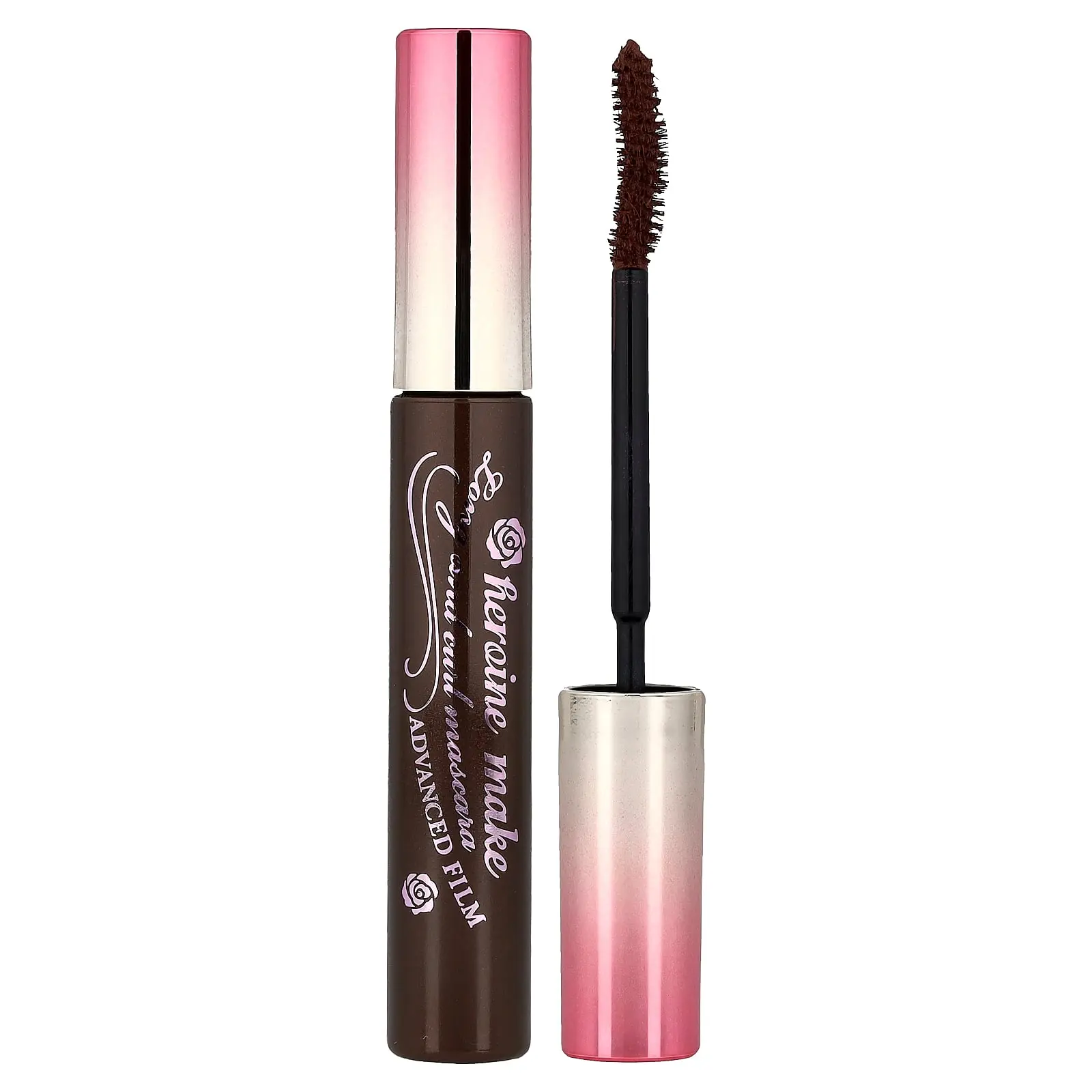 KissMe Heroine Make, Long & Curl Mascara, Advanced Film, 02 Brown, 0.21 oz (6 g)
