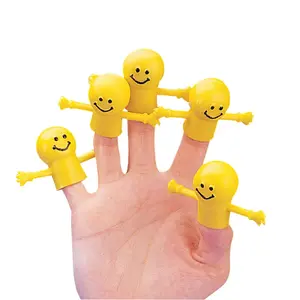 Bulk 72 Pc. Mini Smile Face Finger Puppets