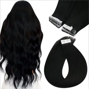 【12inch-28inch】Sunny Tape in Hair Extensions | 50G/20PCS Real Human Hair Natural Straight Invisible Silky  For Women Effortless Beauty in Daily Life #Summervibes