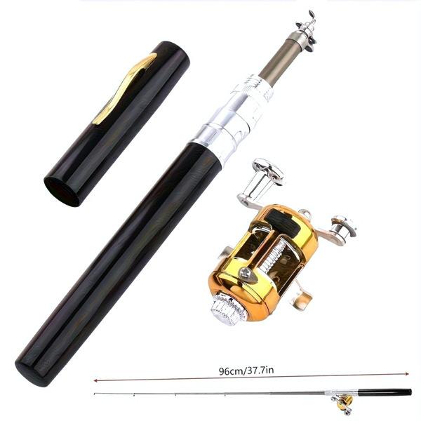 2 Set Pocket-Sized Pen Fishing Rod - Compact & Lightweight for Travel, Ice & Bridge Fishing - Portable Gear for Beginners & Enthusiasts 2 Set Pocket-Sized Pen Fishing Rod - Compact & Lightweight for Travel, Ice & Bridge Fishing - Portable Gear for Beginners & Enthusiasts