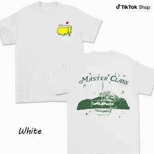 Masters Golf Shirt For Men For Women, Augusta Golf Club Graphic Design, Master Class Vintage Shirt, Breathable Cotton Apparel, Trendy Unisex Shirt