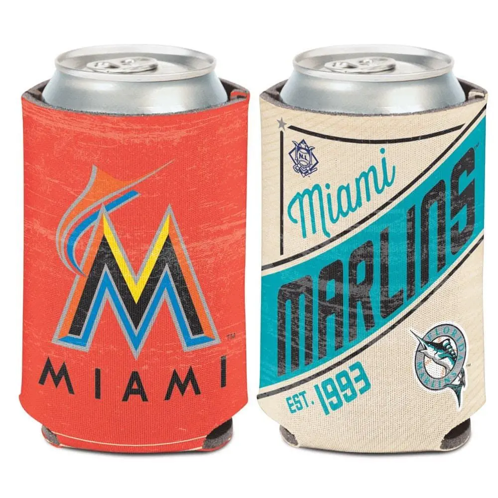 Miami Marlins Cooperstown Can Cooler 12 Oz. Koozie