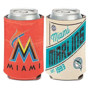Miami Marlins Cooperstown Can Cooler 12 Oz. Koozie