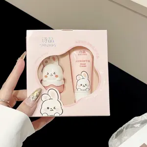 2-Pack Lip Balm & Hand Cream Combo Set, Moisturizer, Moisturizing and Nourishing for Dry Lips and Hands, Perfect for Winter Skincare, Unisex Gift for Students.
