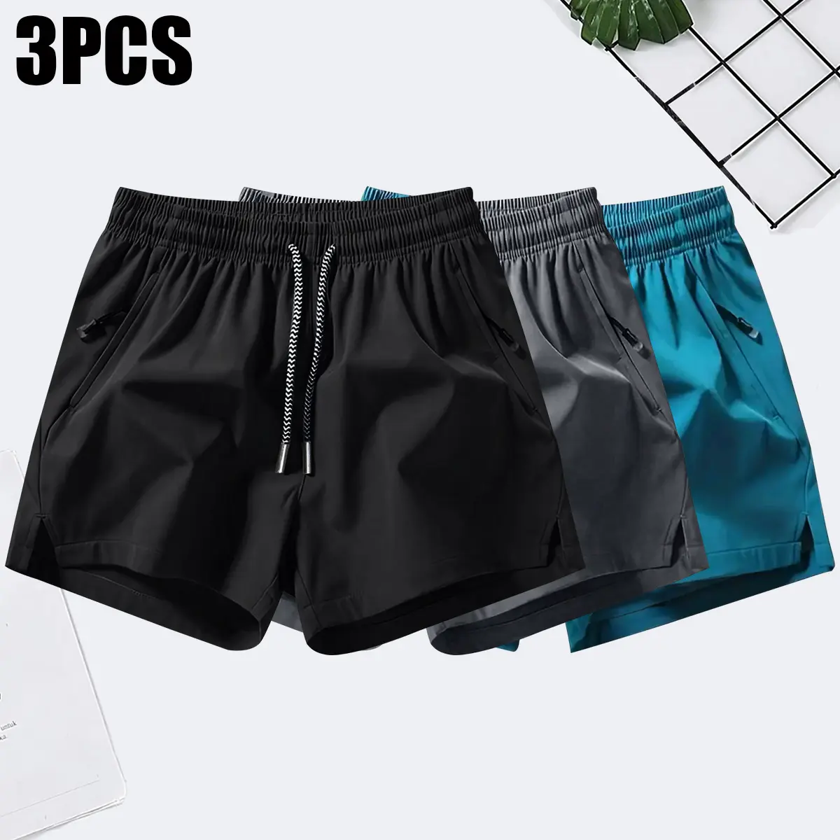 Black + Dark Gray + Lake Blue