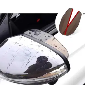 Car Rearview Mirror Rain Eyebrow Auto Car Rear View Side Rain Shield Car Blind Spot Rear View Mirror Wide Angle