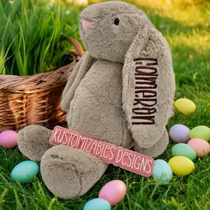 Personalized Easter Bunnies | Embroidered
