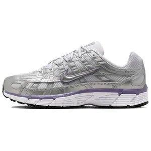 Nike P-6000 Comfortable Versatile Running Shoes for Women in Silver nike p6000  cool  grey