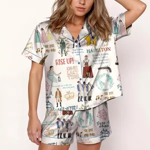 Hamilton Pajamas Set, American Musical Pajamas Set, Broadway Musical Pajamas Set, Rise Up Pajamas, Hamilton Musical , Alexander Hamilton